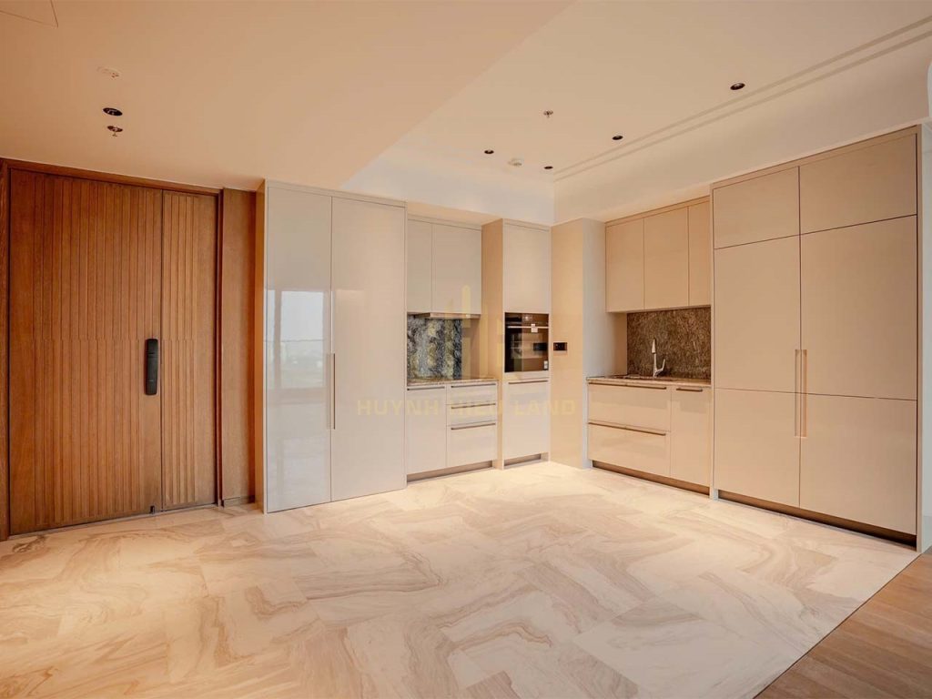 Phòng khách căn hộ 3 phòng ngủ tòa Sea - Grand Marina Saigon